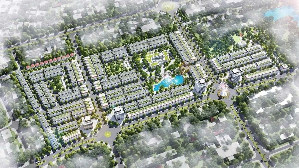 Phối cảnh dự án tái định cư phục vụ sân bay Gia Bình. Ảnh: Cổng thông tin xã Gia Bình