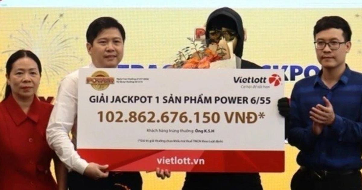Một người Hàn Quốc sống tại Bắc Ninh trúng Vietlott gần 103 tỷ đồng