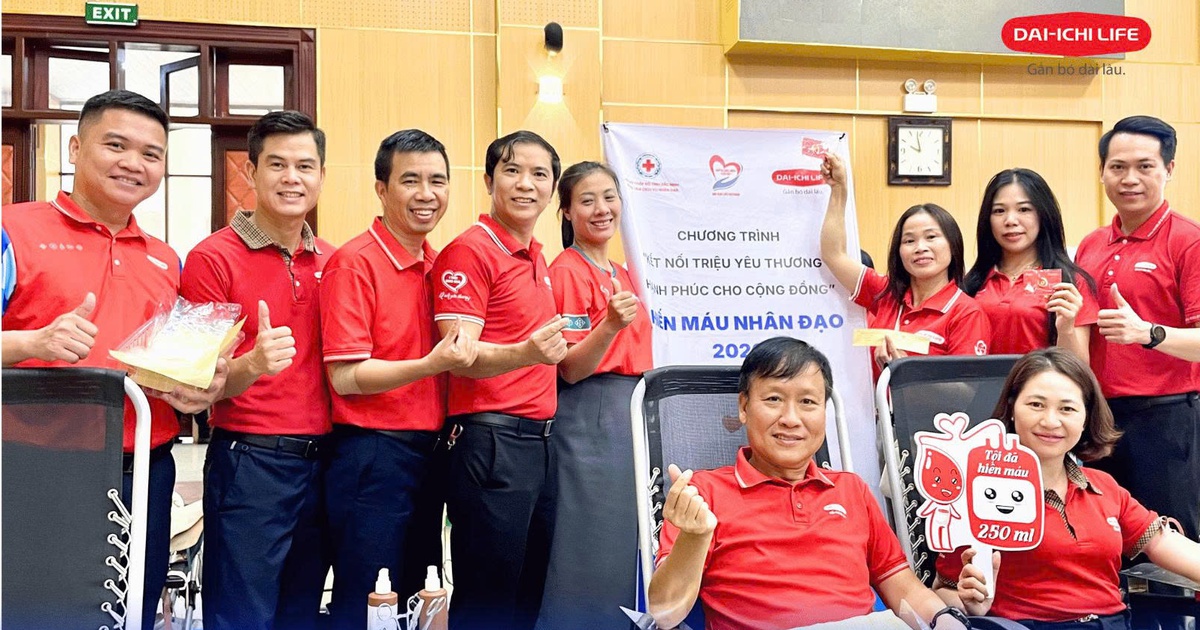 Dai-ichi Life Việt Nam lan tỏa yêu thương với Chương trình Hiến máu nhân đạo tại Bắc Ninh