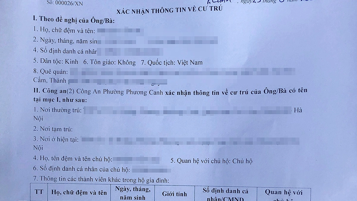 Không được yêu cầu giấy xác nhận cư trú nếu đã khai thác được thông tin trên VNeID
