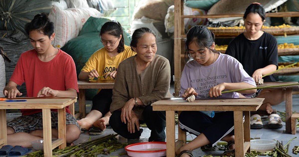 Độc đáo sản phẩm OCOP lụa tơ sen Mỹ Đức