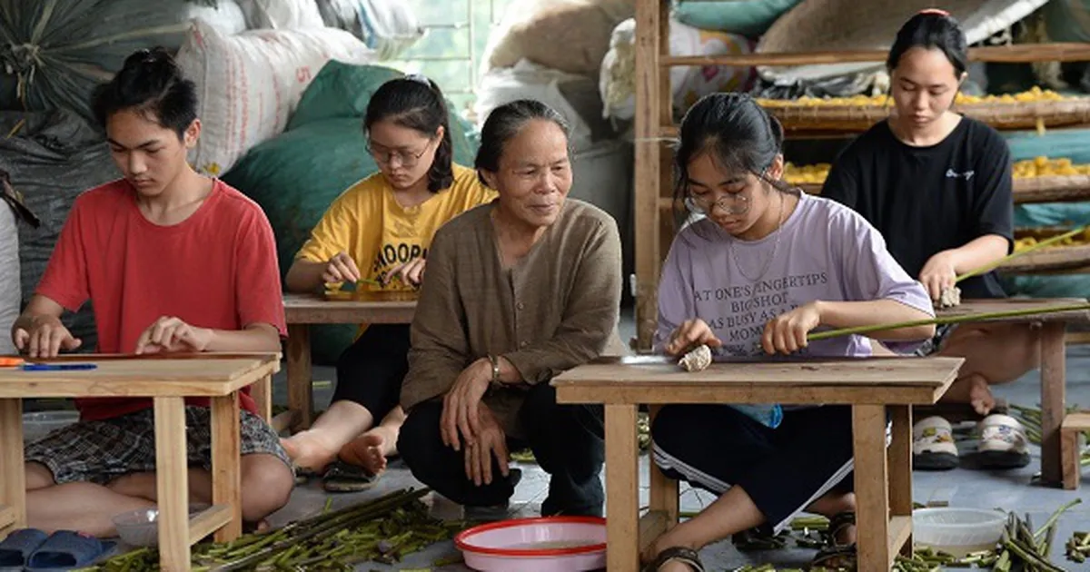 Độc đáo sản phẩm OCOP lụa tơ sen Mỹ Đức