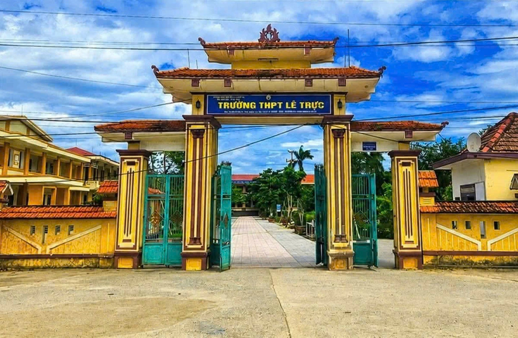 Trường THPT Lê Trực. Ảnh: Đắc Thành