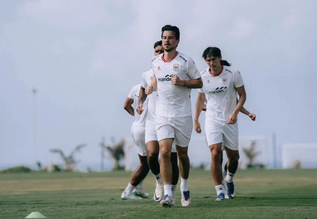 Tiền vệ Thom Haye trong buổi tập của đội tuyển Indonesia tại Trung tâm bóng đá của Bali United tại Bali, Indonesia ngày 18/7/2026. Ảnh: Bali United