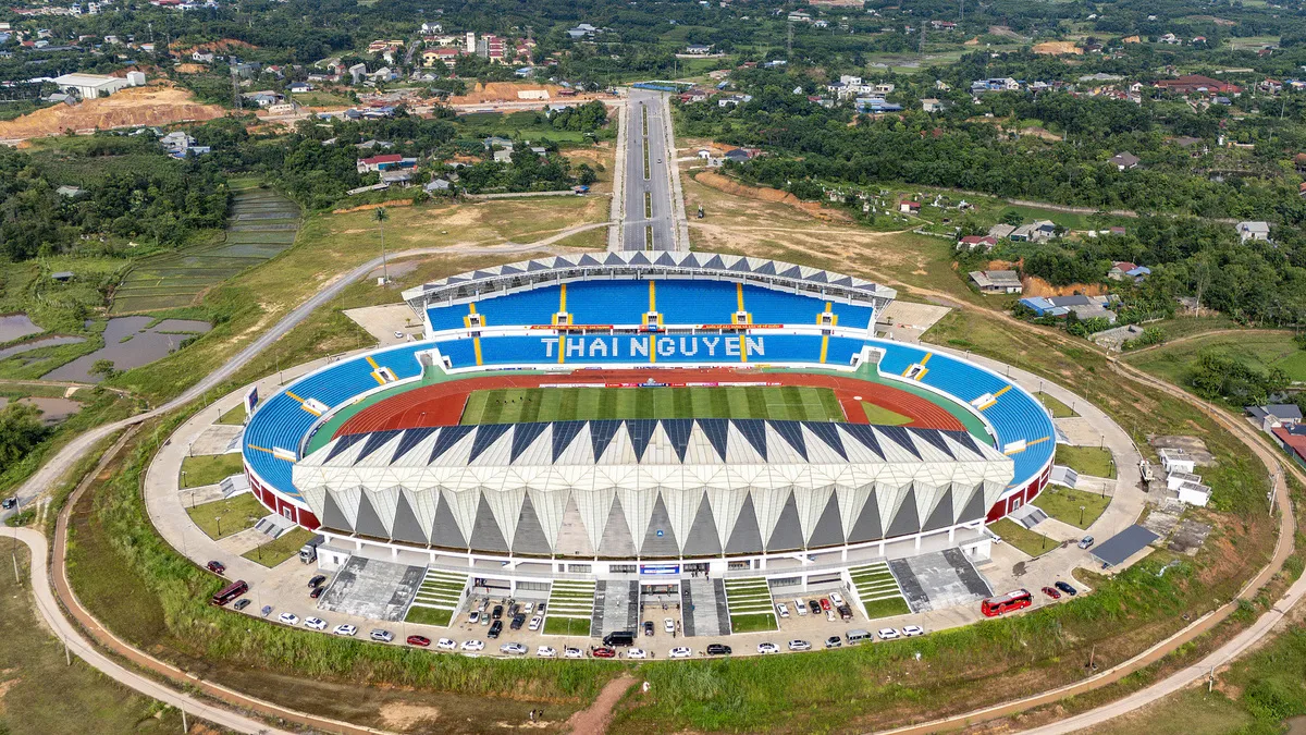 Sân Thái Nguyên lần đầu đón đội tuyển Việt Nam
