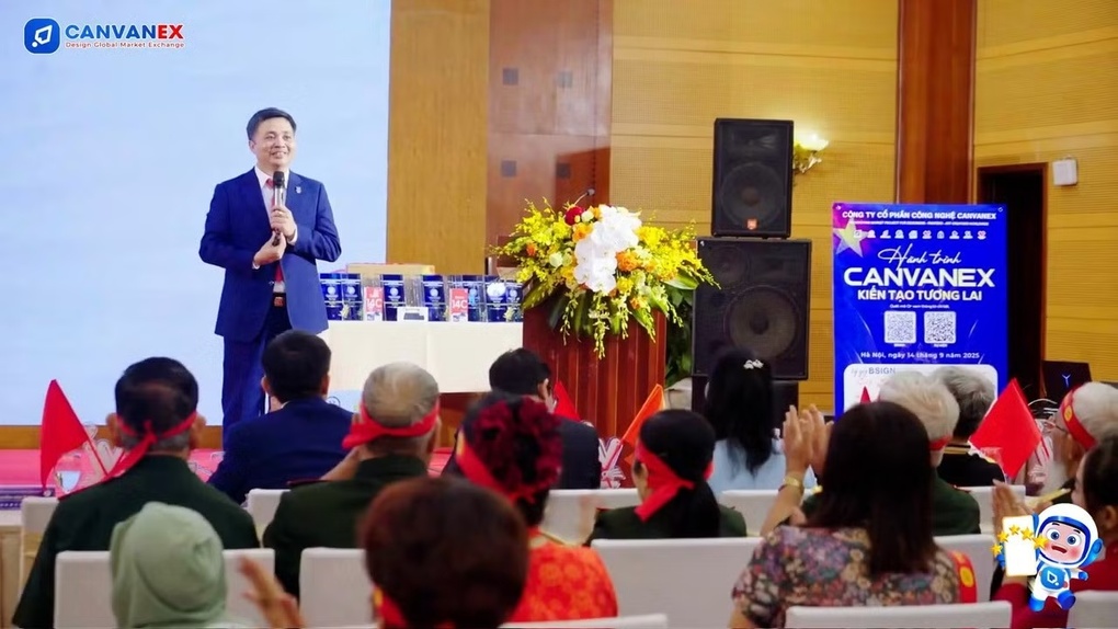 Một buổi quảng cáo hào nhoáng của hệ sinh thái CANVANEX. Ảnh: Công an Thái Nguyên