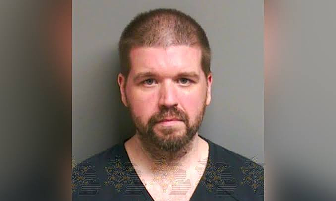 Matthew Lewinski khi bị bắt. Ảnh: Macomb County Sheriffs Office