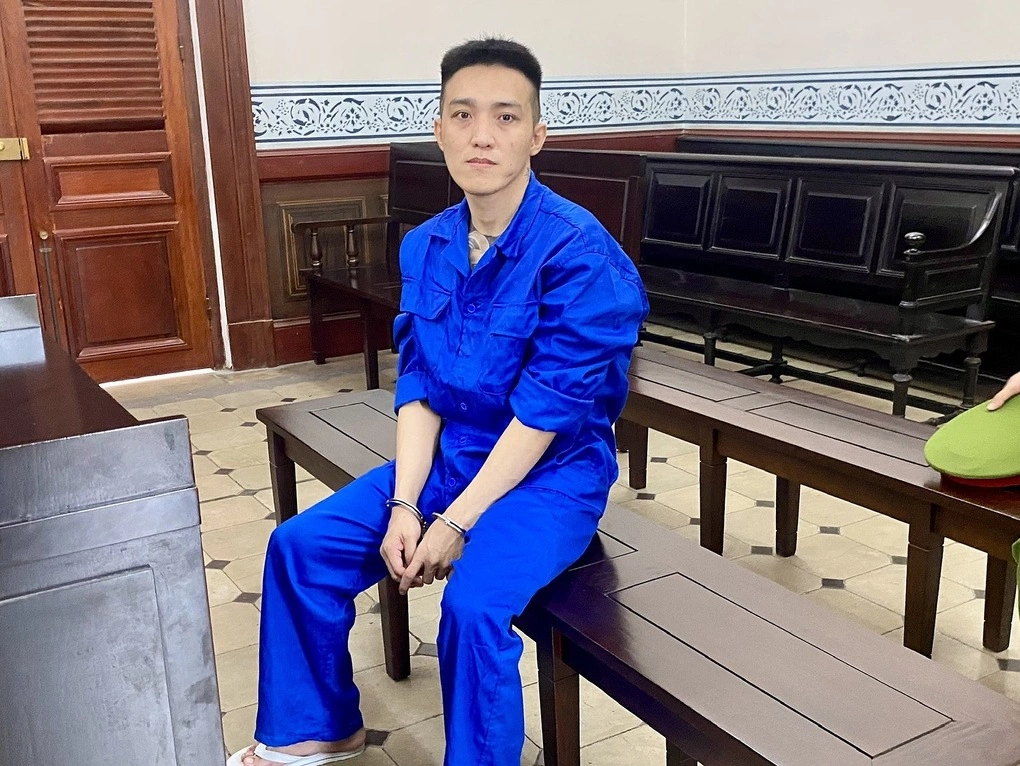 Bị cáo Nguyễn Ngọc Lâm tại tòa. Ảnh: Bình Nguyên