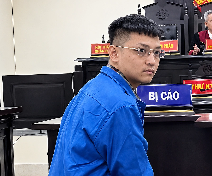 Chủ mưu vụ án Nguyễn Đình Chế tại tòa. Ảnh: CAND