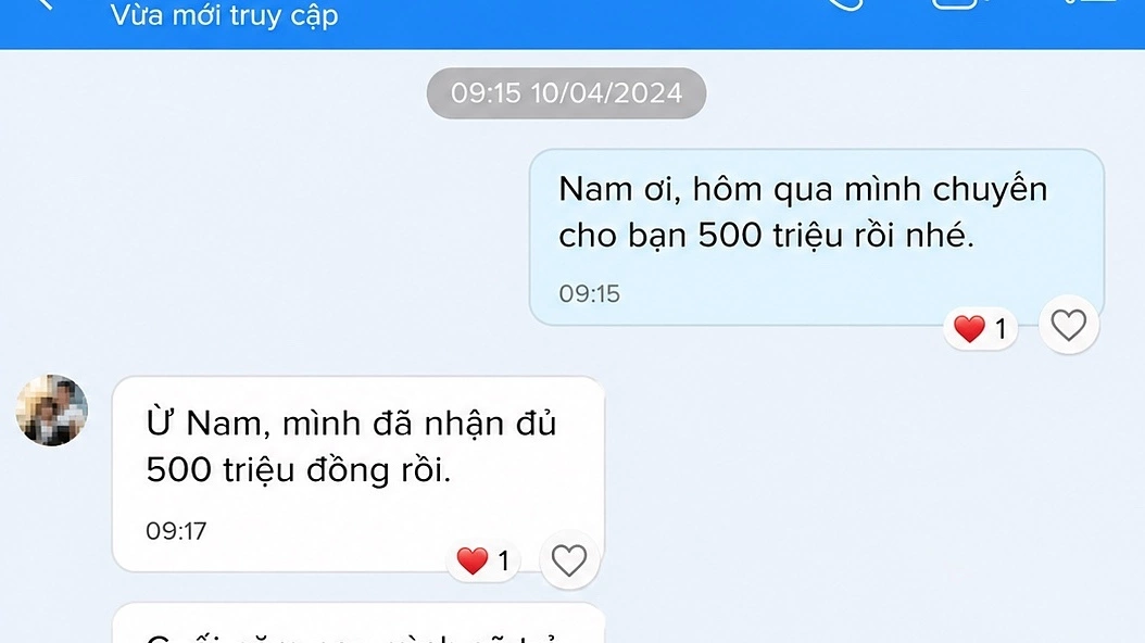 Chỉ còn tin nhắn Zalo, có đòi được tiền đã cho vay?