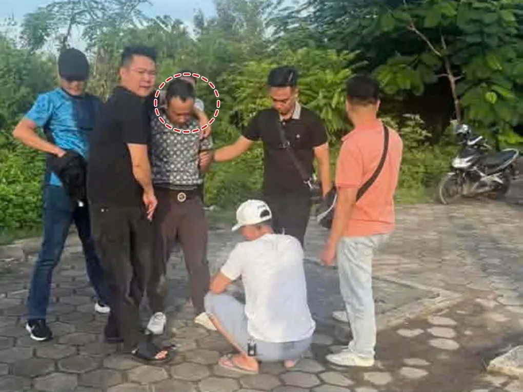 Chiến khi bị bắt. Ảnh: Xuân Hoa