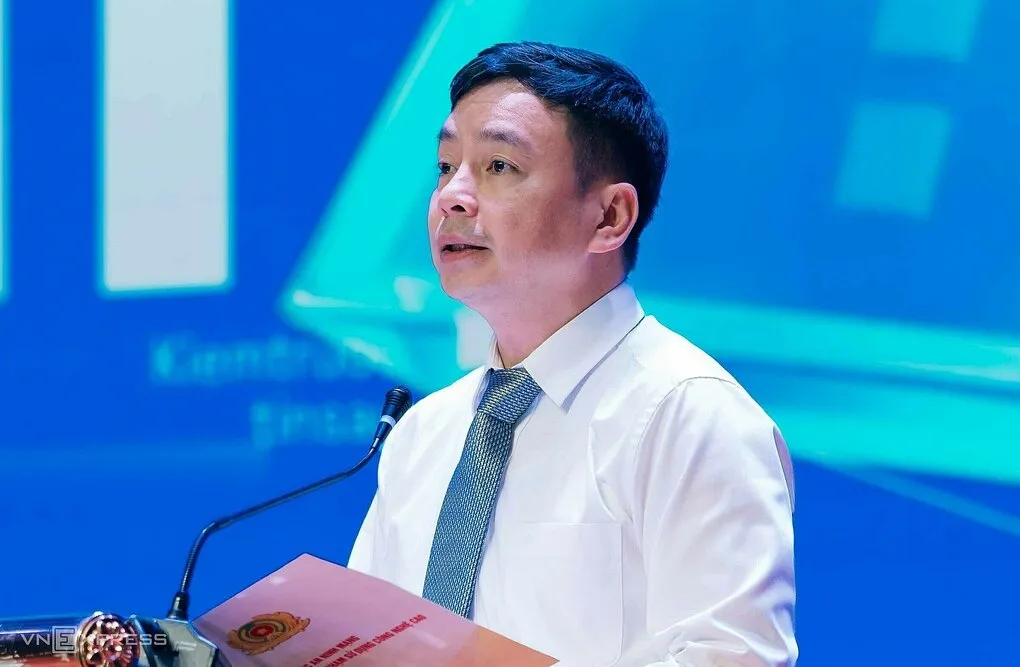 Trung tướng Lê Xuân Minh, Cục trưởng A05, tại sự kiện. Ảnh: Linh Đan
