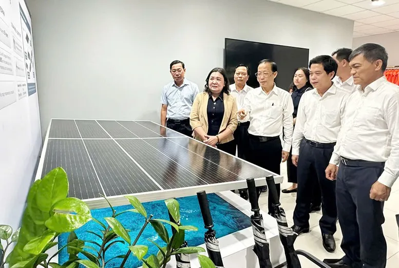 Vĩnh Long khảo sát mô hình điện mặt trời nổi tại Singapore- Ảnh 1.