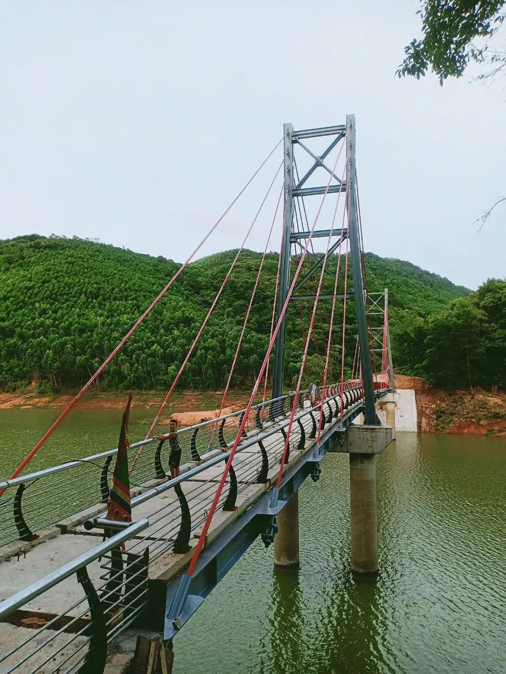 Cầu treo Đền Trần. Cầu treo Đền Trần.
