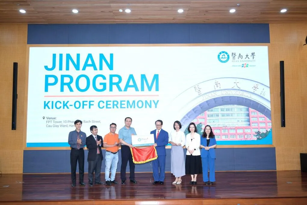 Lễ khởi động Jinan University Program. Ảnh: Trường Đại học FPT