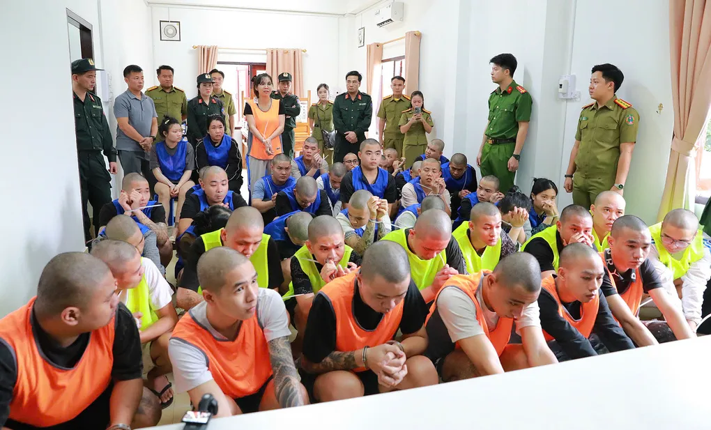 Các nghi phạm bị bắt giữ. Ảnh: Công an cung cấp