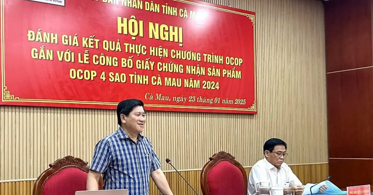 Cà Mau: 191 sản phẩm được chứng nhận OCOP giai đoạn 2020-2024