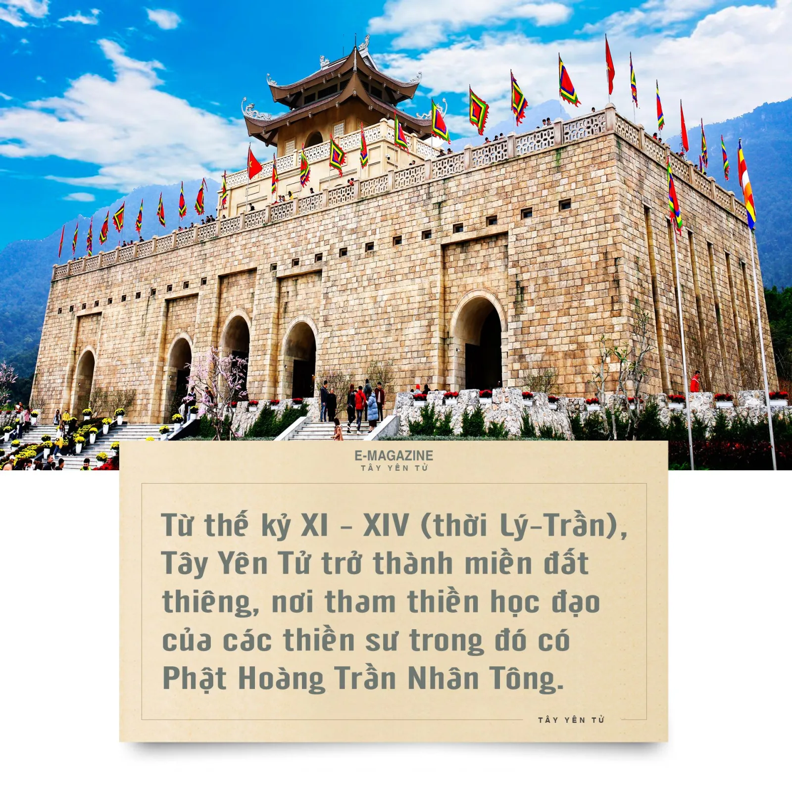 giá trị tiêu biểu, nổi bật toàn cầu, hệ thống di tích, danh thắng Tây Yên Tử, Tây Yên Tử
