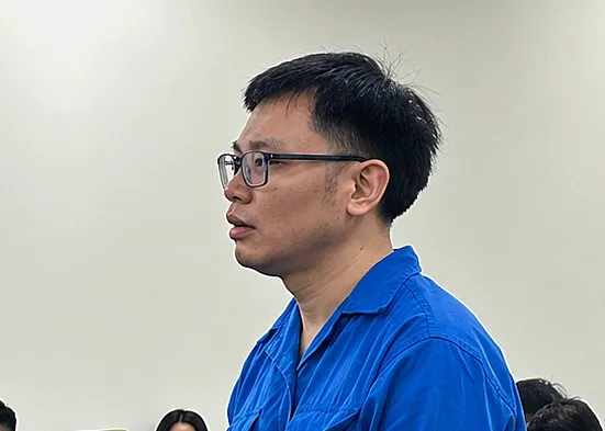 Bị cáo Nguyễn Thế Việt. Ảnh: Danh Lam