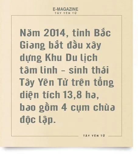 giá trị tiêu biểu, nổi bật toàn cầu, hệ thống di tích, danh thắng Tây Yên Tử, Tây Yên Tử