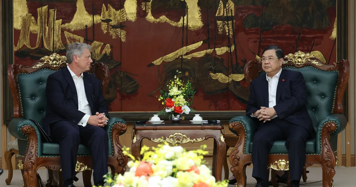 Phó Thủ tướng Thường trực Phạm Gia Túc tiếp đại diện Tập đoàn CIP (Đan Mạch)