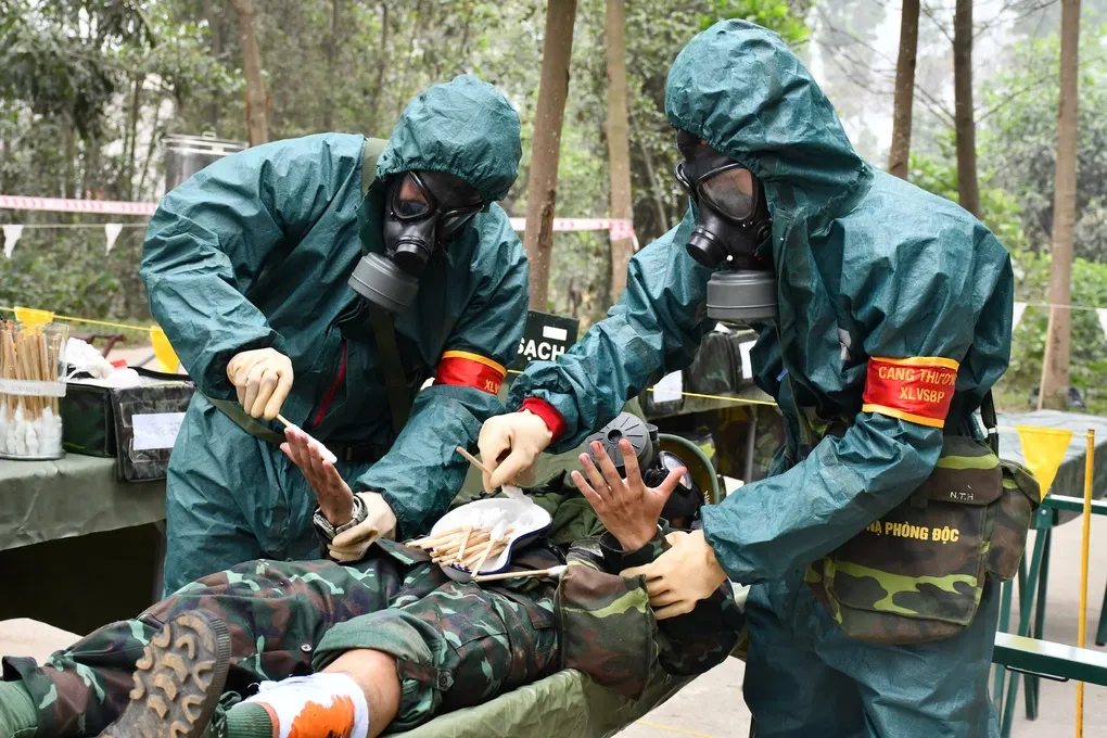 Học viên Học viện Quân y. Ảnh: Học viện cung cấp