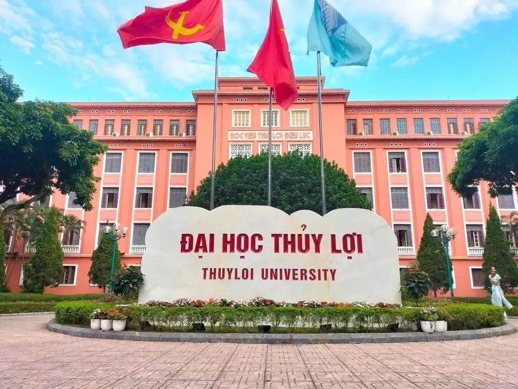 Trường Đại học Thuỷ lợi trụ sở chính tại Hà Nội. Ảnh: TLU