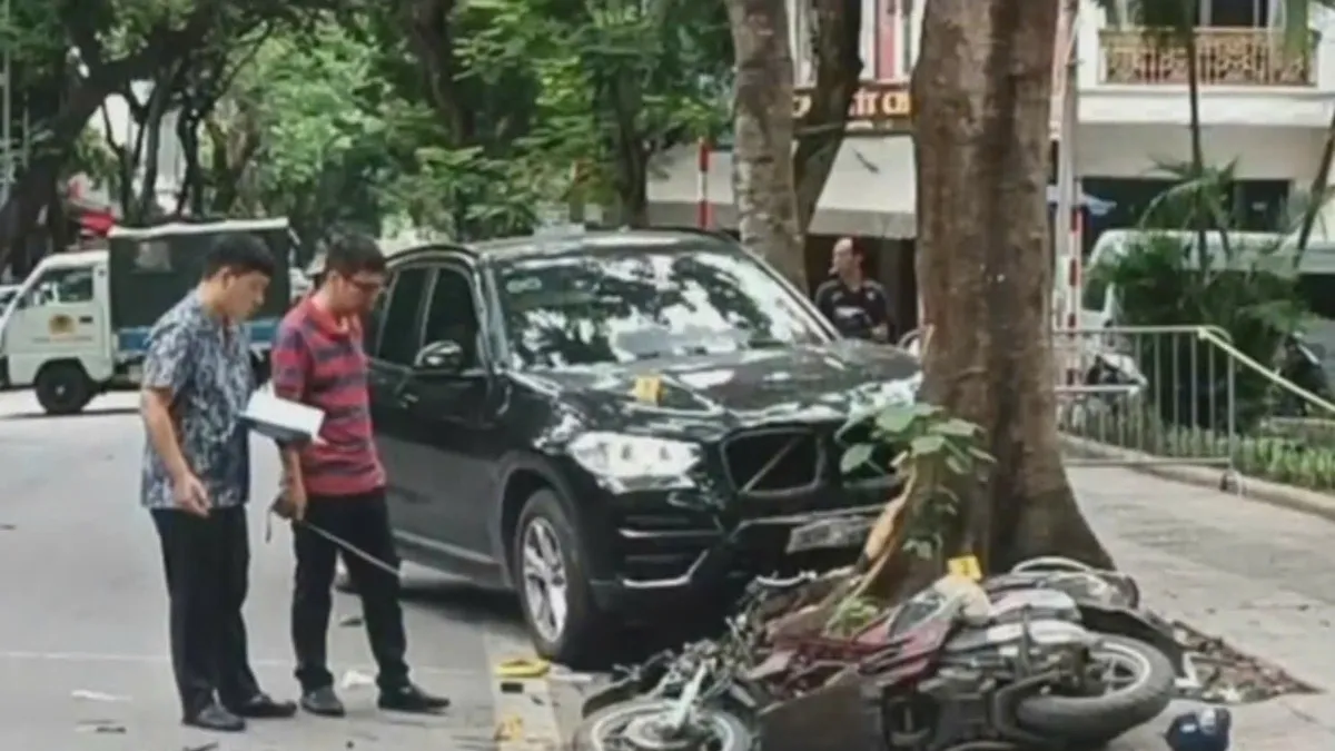 Công an Hà Nội thông tin về vụ tai nạn giao thông ở phố Nguyễn Huy Tự