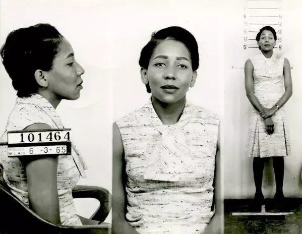 Ảnh chụp Doris Payne khi bị bắt năm 1965. Ảnh: NYT