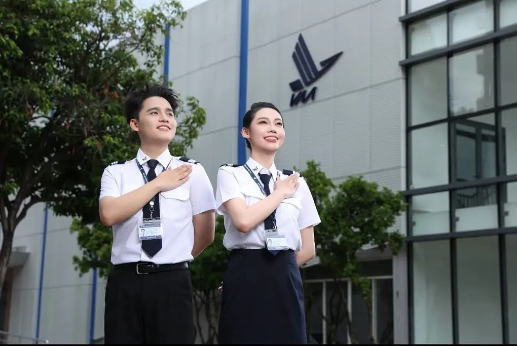 Sinh viên Học viện Hàng không Việt Nam. Ảnh: VAA