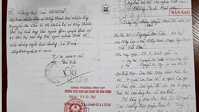 Dâu trưởng kiện đòi chia đất thừa kế của bố mẹ chồng