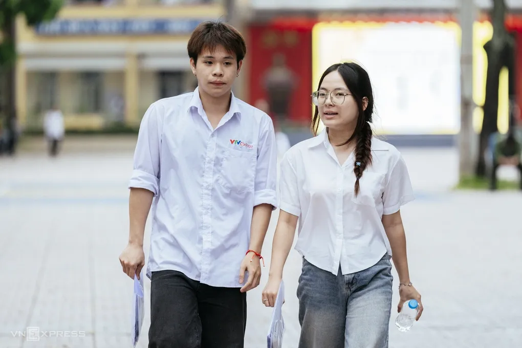 Học sinh Hà Nội thi tốt nghiệp THPT 2026. Ảnh: Tùng Đinh