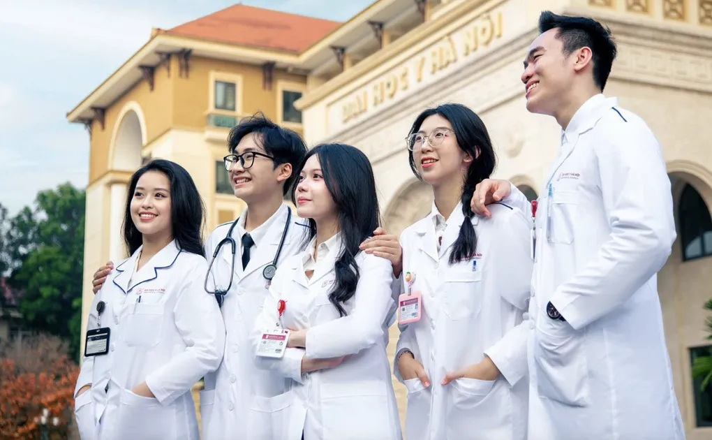 Sinh viên Đại học Y Hà Nội. Ảnh:Đoàn Thanh niên - Hội Sinh viên Đại học Y Hà Nội
