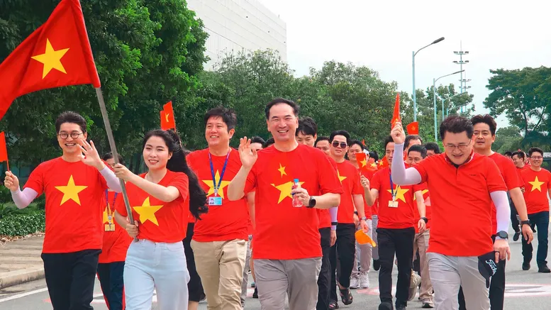 Nhân viên Samsung Việt Nam tự hào 'Cùng Việt Nam tiến bước' năm 2026- Ảnh 1.