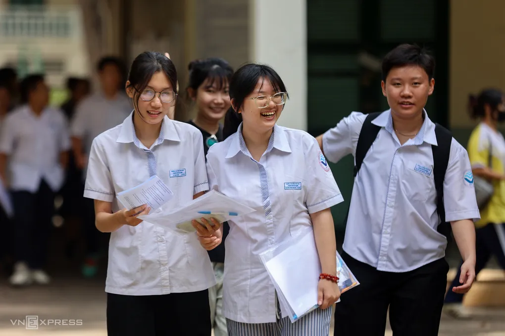 Học sinh thi tốt nghiệp tại TP HCM, tháng 6/2026. Ảnh: Quỳnh Trần