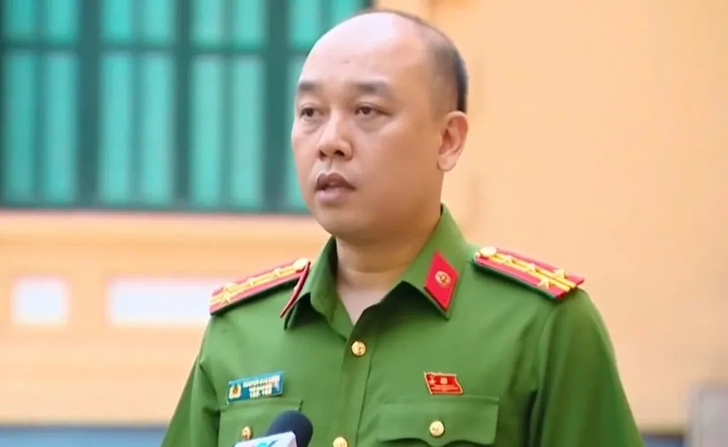 Đại tá Nguyễn Đức Long. Ảnh chụp qua màn hình