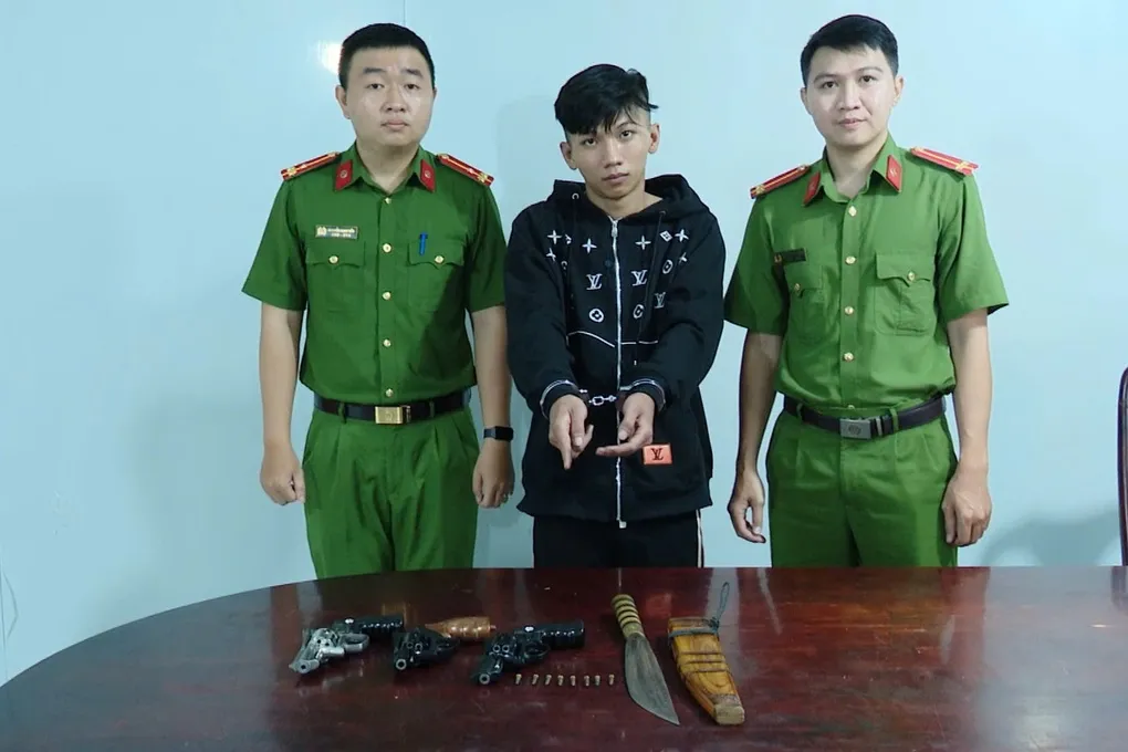 Đặng Trường Thọ - nghi can nổ súng trong vụ hỗn chiến. Ảnh: Công an cung cấp