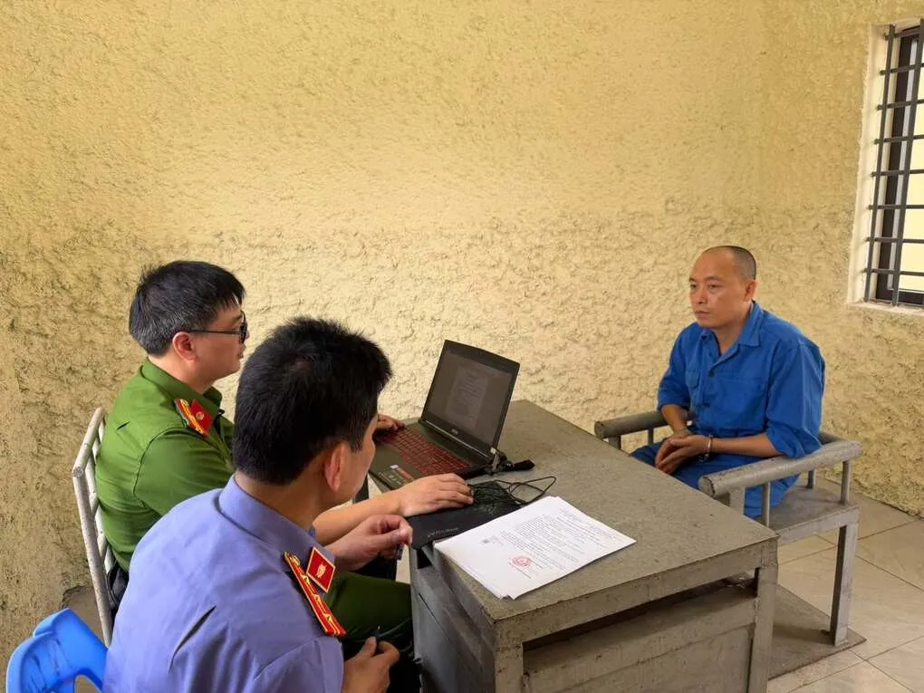 Vua Quạt Trần Đình Tiệp. Ảnh: Công an cung cấp