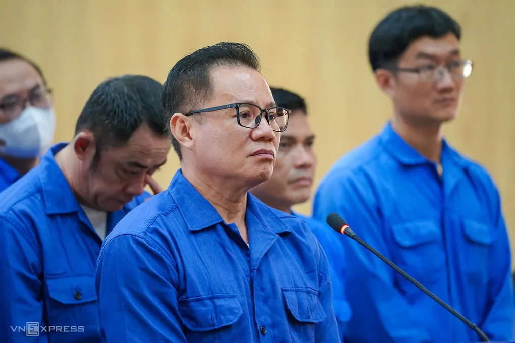 Bị cáo Phạm Công Tuyến trong lần ra tòa hồi tháng 9/2025. Ảnh:Trường Hà