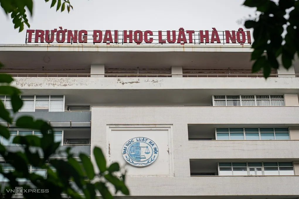 Một góc khuôn viên trường Đại học Luật Hà Nội (HLU). Ảnh: Hoàng Giang