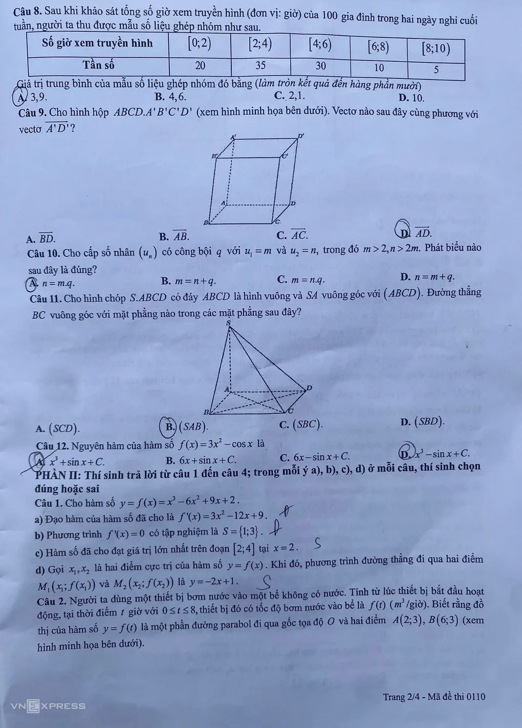 Đề Toán thi lại tốt nghiệp ở chuyên Tuyên Quang - 1