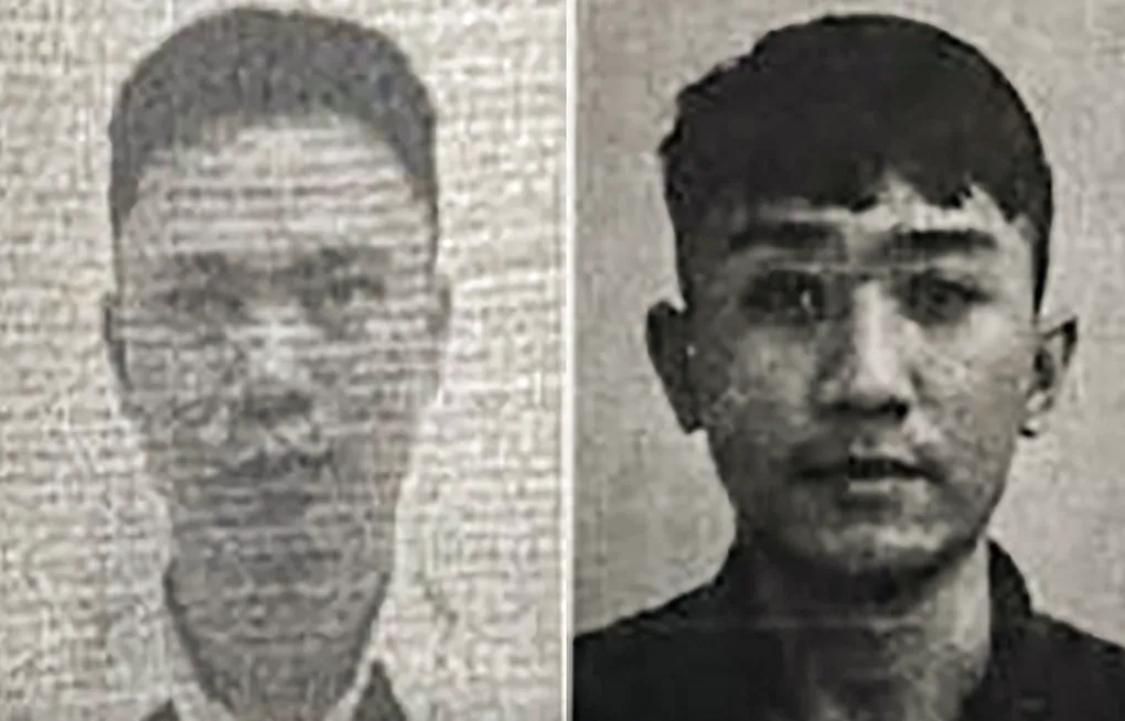Phạm Trung Đông (trái) và Đào Văn Đức. Ảnh: Công an Khánh Hòa