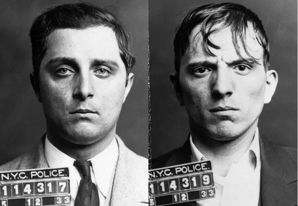 Chủ mưu Tony Marino (phải) và đồng phạm  Frank Pasqua đều bị tử hình trên ghế điện. Ảnh: NYC Police