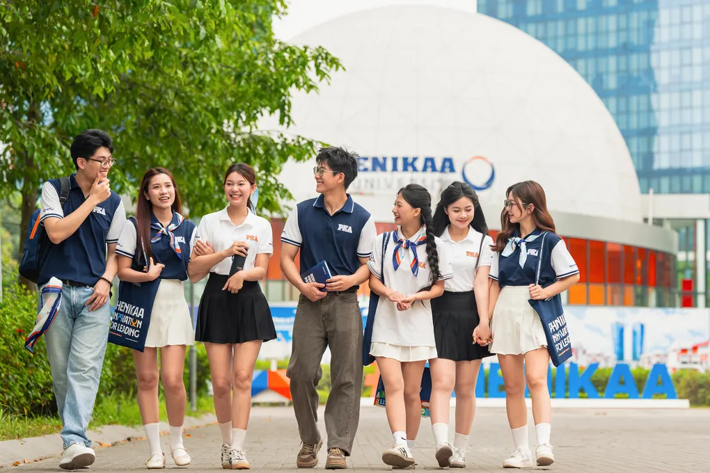 Sinh viên Đại học Phenikaa. Ảnh: Nhà trường cung cấp