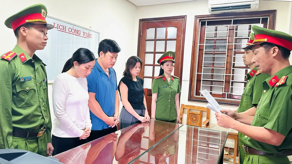 Ba nghi can bị khởi tố. Ảnh: Lam Sơn