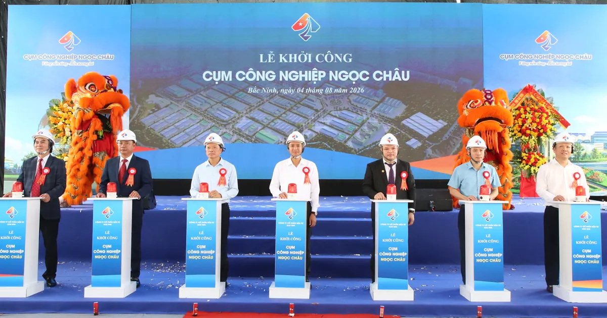 Khởi công Cụm công nghiệp Ngọc Châu tại Bắc Ninh