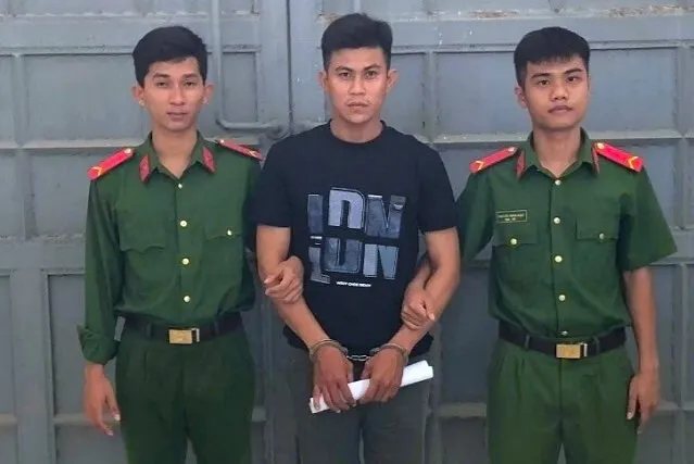 Bị can Phan Văn Phước tại cơ quan điều tra. Ảnh: Công an Lâm Đồng