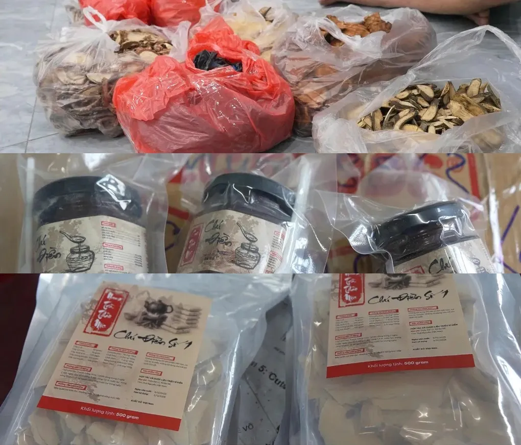 Tang vật thu giữ. Ảnh: Công an cung cấp