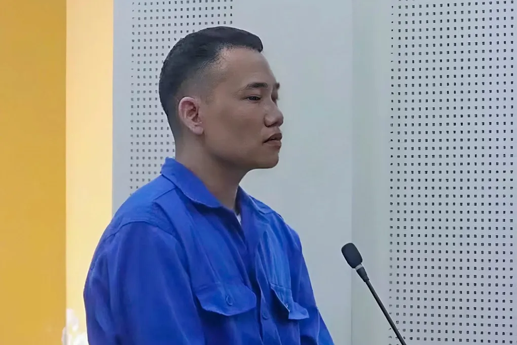 Bị cáo Tiến tại tòa. Ảnh: Hùng Lê