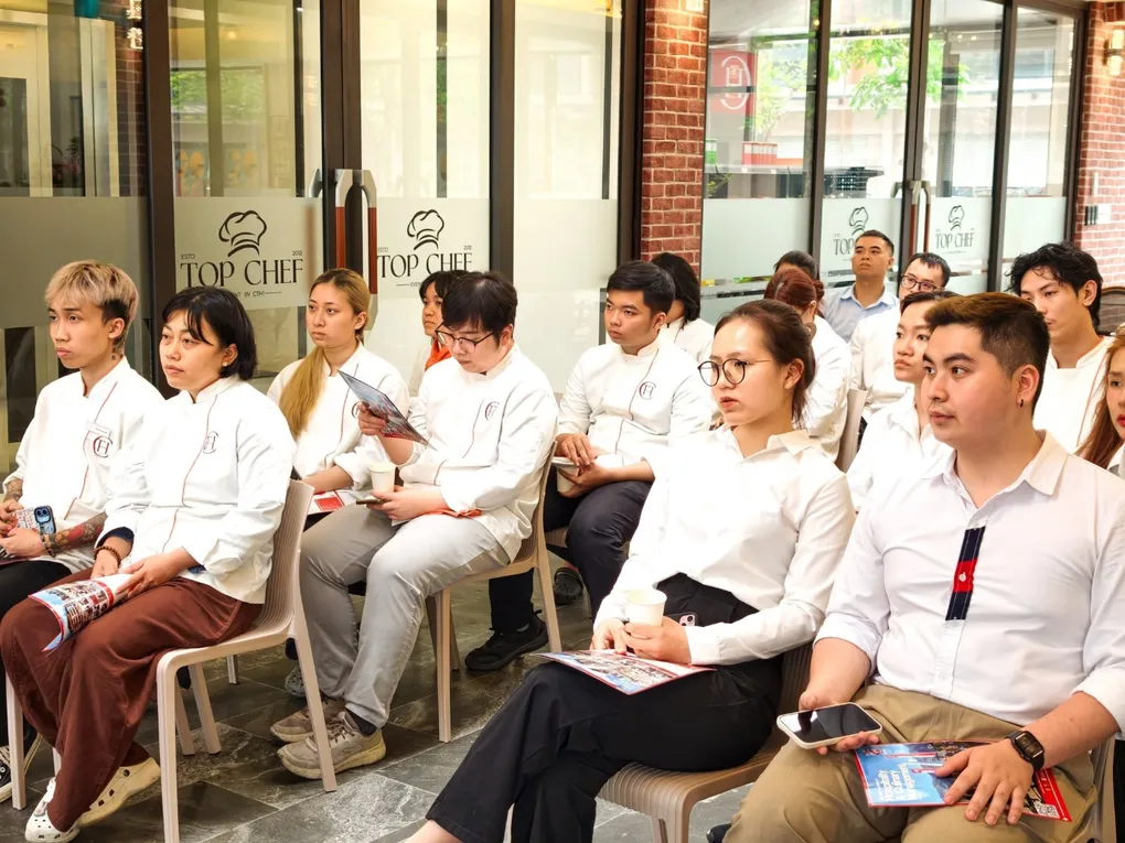 Hình ảnh thực tế từ các lớp học Khách sạn - Ẩm thực tại CTHI. Ảnh: Trường Quốc tế CTHI Việt Nam